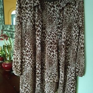 New (no tags) lepoard print 2pc top